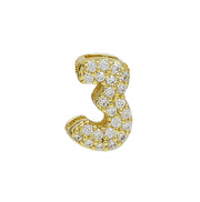 Brass 18K Zircon Diy Accessories Year Pendant – Stylish Gifts — 15