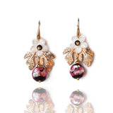 Gu Shu Qian Teng Plated 14K Gold Earrings Ginkgo Bells – Stylish Gifts — 2