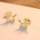 Crown Stud Earring S925 Silver Earrings – Jewelry Gift Ideas — 6