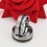 Fashion Flat Steel Tungsten Gold Ring – Stylish Gifts — 3