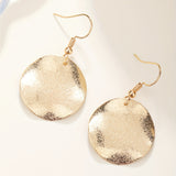 Women's Jewelry Shaped Coin Circle Earrings Simple – Stylish Gifts — 5