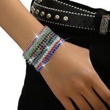 Women's Diamond Elastic Bracelet Wrist Ring Gems – Jewelry Gift Ideas — 11