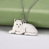 Popular Cartoon Cat Necklace Animal Girl Love – Jewelry Gift Ideas — 4
