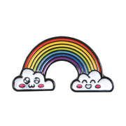 Creative rainbow cloud badge brooch – Jewelry Gift Ideas — 8