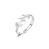 Small Animal Elk Horn Ring Simple Fashion Creative – Stylish Gifts — 6