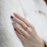 S925 Silver Plated Natural White Crystal Women's Ring – Gifts for Her — 2