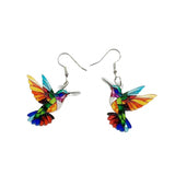 Colorful Bird Acrylic Earrings Vintage Necklace – Jewelry Gift Ideas — 9
