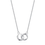 Personalized Titanium Steel Double Ring Necklace – Jewelry Gift Ideas — 1