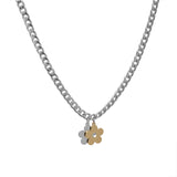 Titanium Steel Gold Silver Flower Necklace – Jewelry Gift Ideas — 5