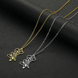 Line Art Pendant Necklace Jewelry – Jewelry Gift Ideas — 1
