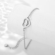 Women's Heart-shaped ECG Bracelet Versatile Hand – Jewelry Gift Ideas — 2