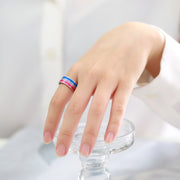 Ring Color 8mm Men's Same Color Flag Ring Foreign – Jewelry Gift Ideas — 1