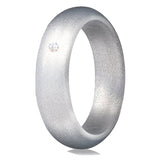 Women's Silicone 5.7 Wide Couple Ring – Gifts for Her — 4