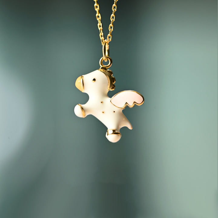 Sterling Silver Pegasus Cute Pendant Women's – Jewelry Gift Ideas — 1