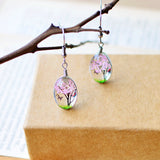Creative Fashion Dried Flowers Tree Butterfly Earrings – Stylish Gifts — 6