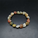 Colorful Agate Rough Stone Bracelet Colorful – Jewelry Gift Ideas — 10
