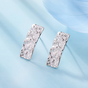 Irregular Hammered Tin Foil Earrings – Holiday Gift Ideas — 5