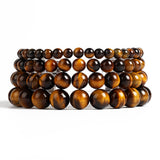 Natural Stone Bracelet Fashion Tiger Eyes Men – Stylish Gifts — 7