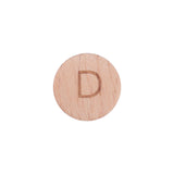 Round 26 English Letters Beech Bead DIY Pacifier Chain – Stylish Gifts — 9