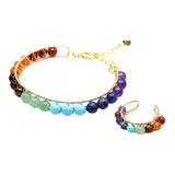 Women's Natural Stone Hand Weaving Bracelet – Jewelry Gift Ideas — 5