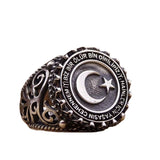 Alloy Moon Pentagram Pattern Women's Ring – Gifts for Her — 3