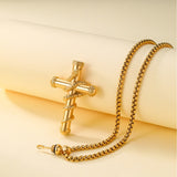 18k Gold Detachable Cross Snake Necklace Fashion – Jewelry Gift Ideas — 4