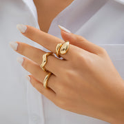 Niche Fashion Design Geometric Ring – Stylish Gifts — 14