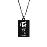 KPOP TWICE Member Signature Stainless Steel – Jewelry Gift Ideas — 5