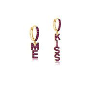 S925 Sterling Silver English Letters Ear Ring – Useful Gifts — 8
