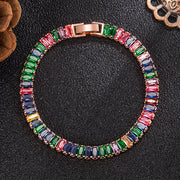 European And American Color Zircon Bracelet Full – Jewelry Gift Ideas — 3