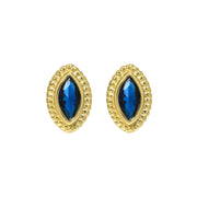 Women's Linen Lace Geometric Diamond Shaped Earrings – Gifts for Her — 3