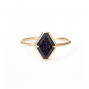 Women's Vintage Blue Emerald Ring – Gifts for Her — 4
