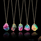 Seven-color, Natural Stone Rough Stone Winding – Jewelry Gift Ideas — 2