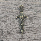 Antique Alloy Double-sided Sword Pendant – Jewelry Gift Ideas — 5
