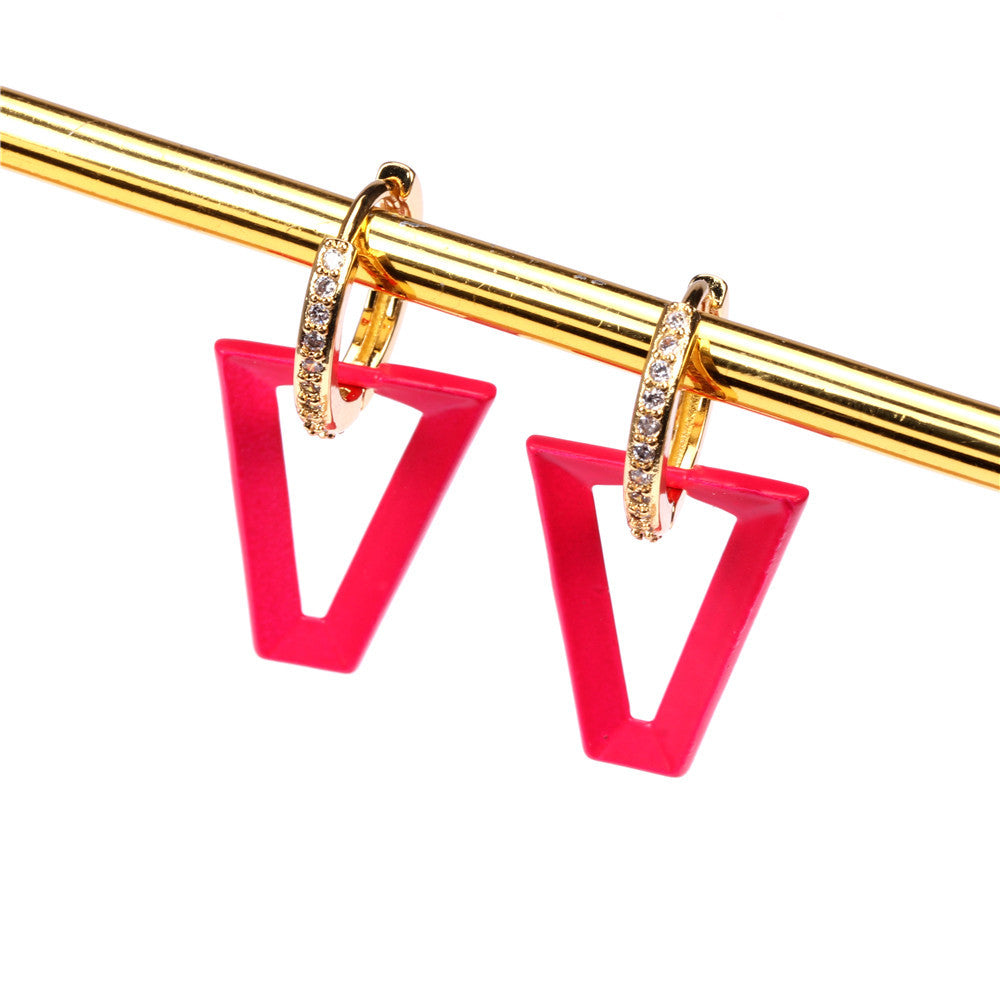 Geometric Triangle Earrings Women's Personality – Stylish Gifts — 1