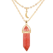 Natural Crystal Stone Pendant Hexagon Prism – Jewelry Gift Ideas — 8