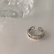 Maillard Style Vintage Amber Natural Stone Ring – Stylish Gifts — 16
