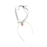 Cute And Sweet Pink Strawberry Pendant Necklace – Jewelry Gift Ideas — 5
