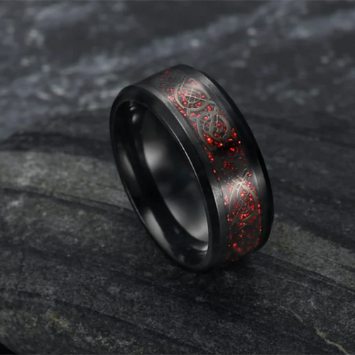 Asgard Crafted Basilisk Scale Wedding Ring – Gifts for Couples — 1
