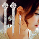 Crystal tassel earrings earrings – Unique Gift Ideas — 1