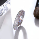Women's Micro-inlaid Full Rhinestone Zircon Circle – Gifts for Her — 2