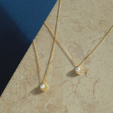 Moon Natural Pearl Full Diamond Necklace – Jewelry Gift Ideas — 3