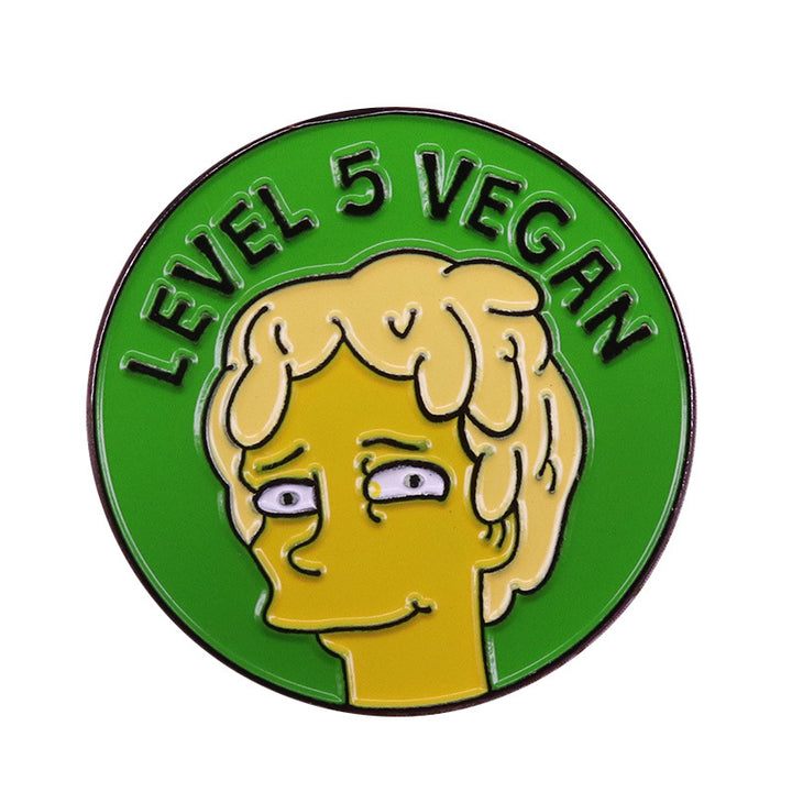 Vegan Pin Socially Popular Brooch Woman Lapel – Jewelry Gift Ideas — 1