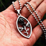 Hollow Rose Pattern Titanium Steel Pendant Fashion – Stylish Gifts — 2