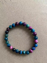 Natural Stone Color Scattered Beads 8mm Bead Bracelets – Useful Gifts — 5