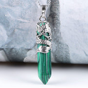 Tribal Totem Dragon Shape Natural Stone Pendant – Jewelry Gift Ideas — 2