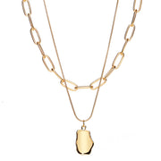 Diamond Tassel Coin Chain Four Tier Necklace – Jewelry Gift Ideas — 2