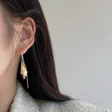 Women's Frosted Small Round Earrings – Gifts for Her — 1