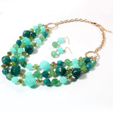 Exaggerated Resin Multilayer Collarbone Necklace – Jewelry Gift Ideas — 12