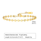 Steel Wafer Bracelet Golden Versatile – Jewelry Gift Ideas — 6